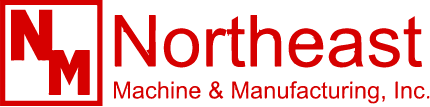 Northeast Machine and Manufacturing Logo in Red